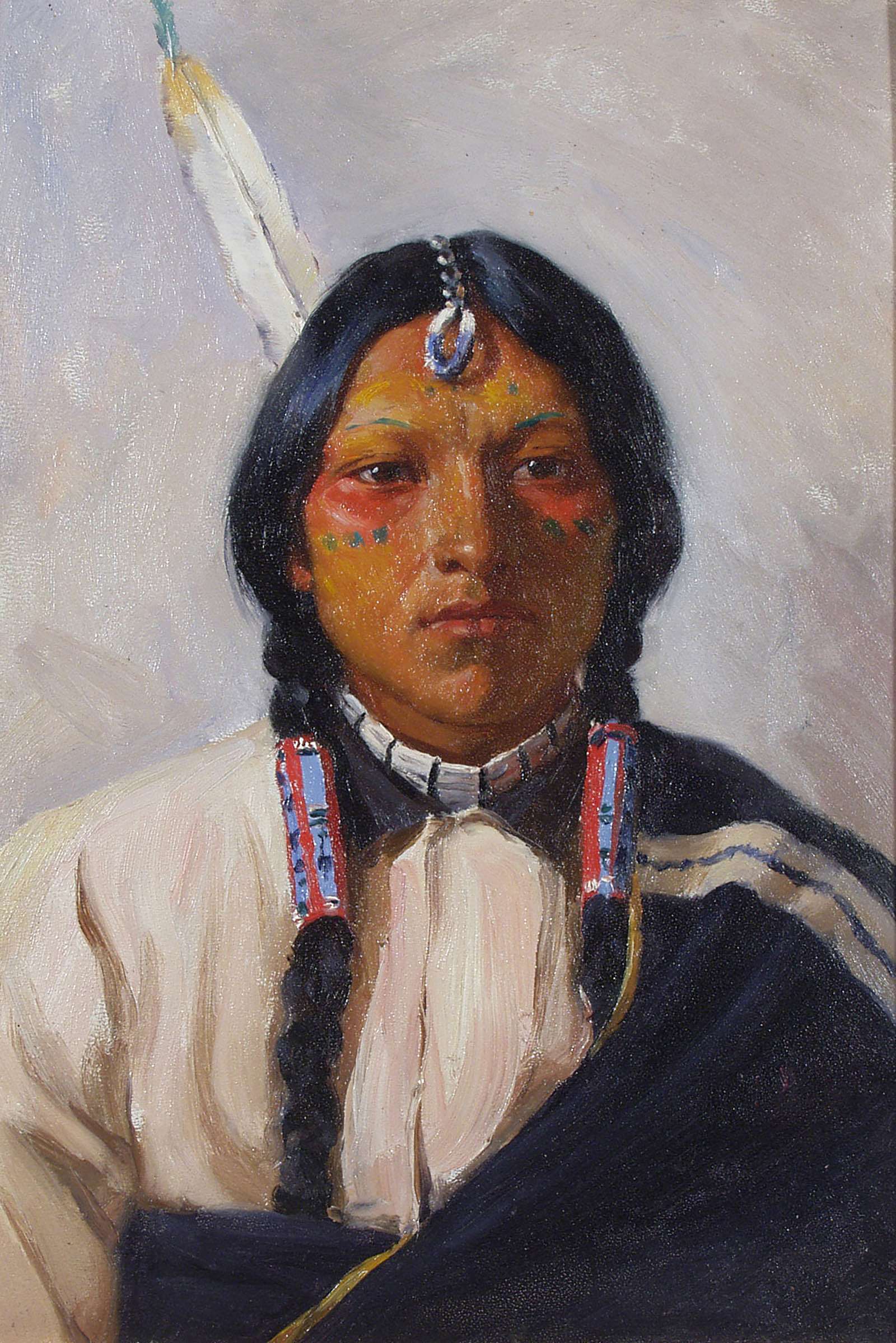 Corn  Star [Untitled (Plains man, hairpiece on forehead)]